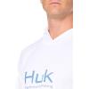 imageHUK Mens Pursuit Vented Long Sleeve Hoodie Fishing Shirt with HoodWhite 20