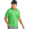 imageHUK Mens Pursuit Pattern Performance Short Sleeve Polo ShirtSummer Green