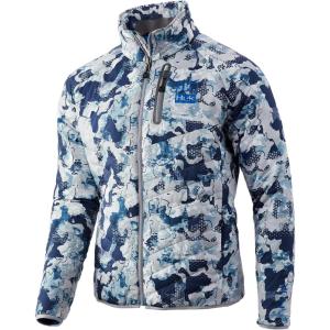 imageHUK Mens Icon X Puffy Wind ampamp Water Resistant JacketBluefin