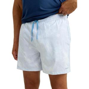 imageHUK Mens Pursuit Volley Pattern QuickDry ShortsMossy Oak Stormwater Bonefish