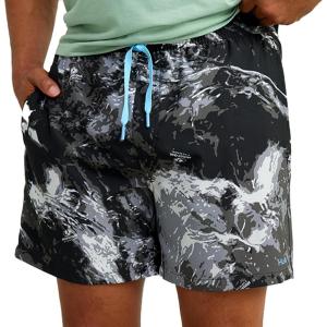imageHUK Mens Pursuit Volley Pattern QuickDry ShortsMossy Oak Stormwater Midnight