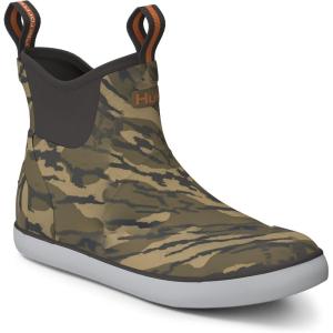 imageHUK Mens Rogue Wave Shoe  HighPerformance Fishing ampamp Deck Boot RainCamo  Mossy Oak Bottomland