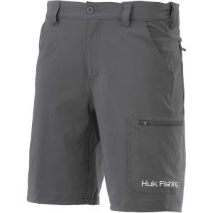 imageHUK Mens Next Level QuickDrying Performance Fishing ShortsCharcoal
