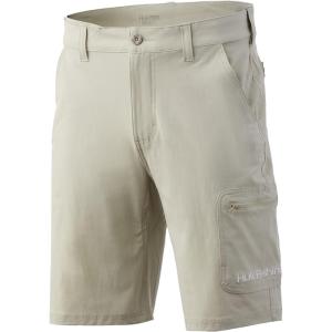 imageHUK Mens Next Level QuickDrying Performance Fishing ShortsKhaki  105
