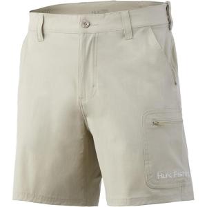 imageHUK Mens Next Level QuickDrying Performance Fishing ShortsKhaki  7