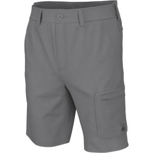 imageHUK Next Level 105quot QuickDrying Fishing Shorts for MenOvercast Grey
