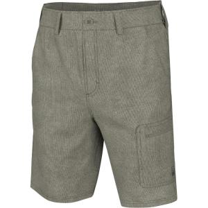 imageHUK Next Level Pattern 105quot QuickDrying Fishing Shorts for MenWashed  Moss