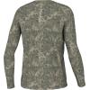 imageHUK Boys Pursuit Graphic Long Sleeve Fishing Shirt for KidsFin Flats  Moss