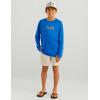 imageHUK Boys Pursuit Graphic Long Sleeve Fishing Shirt for KidsOcean Blue