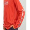 imageHUK Boys Pursuit Solid Long Sleeve Fishing Shirt for KidsChannel Marker
