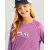 imageHUK Boys Pursuit Solid Long Sleeve Fishing Shirt for KidsOrchid Heather