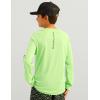 imageHUK Boys Pursuit Solid Long Sleeve Fishing Shirt for KidsSummer Green Heather