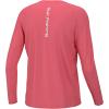 imageHUK Boys Pursuit Solid Long Sleeve Fishing Shirt for KidsSunwashed Red
