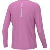 imageHUK Boys Pursuit Solid Long Sleeve Fishing Shirt for KidsUltra Pink