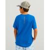 imageHUK Boys Pursuit Solid Short Sleeve Fishing Shirt for KidsOcean Blue