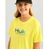 imageHUK Boys Pursuit Solid Short Sleeve Fishing Shirt for KidsYellowfin
