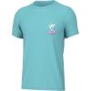 imageHUK Boys Short Sleeve Performance Tee Kids Fishing TShirtSail Bones  Marine Blue