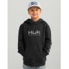 imageHUK Kids Hoodie Cotton Fleece Hooded SweatshirtHuk Fishing Cotton Fleece Hoodie  Black