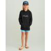 imageHUK Kids Hoodie Cotton Fleece Hooded SweatshirtHukd Up Logo Hoodie  Black