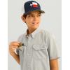 imageHUK Kids Tide Point Short Sleeve Shirt Fishing Button Down for KidsHarbor Mist