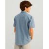 imageHUK Unisex Kids Kona Pattern Short Sleeve Fishing Button Down ShirtNight Owl