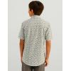 imageHUK Unisex Kids Kona Pattern Short Sleeve Fishing Button Down ShirtWhite