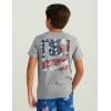 imageHUK Unisex Kids Performance Fishing Logo Tee Short Sleeve TShirtAmericana Sketch  Night Owl