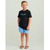 imageHUK Unisex Kids Performance Fishing Logo Tee Short Sleeve TShirtBlack