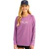 imageHUK Boys Pursuit Solid Long Sleeve Fishing Shirt for KidsOrchid Heather