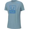 Huk'd Up Logo - Crystal Blue