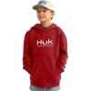 Huk Fishing Cotton Fleece Hoodie - Scarlet Blaze