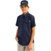 imageHUK Kids Tide Point Short Sleeve Shirt Fishing Button Down for KidsNaval Academy