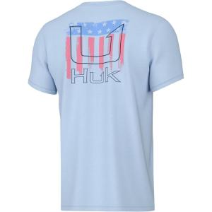 imageHUK Boys Short Sleeve Performance Tee Kids Fishing TShirtHuk Salute  Ice Water