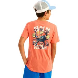 imageHUK Boys Short Sleeve Performance Tee Kids Fishing TShirtLowcountry  Fresh Salmon