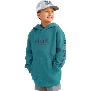 imageHUK Kids Hoodie Cotton Fleece Hooded SweatshirtHuk Fishing Cotton Fleece Hoodie  Storm Blue