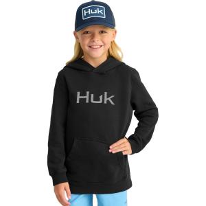 imageHUK Kids Hoodie Cotton Fleece Hooded SweatshirtHukd Up Logo Hoodie  Black