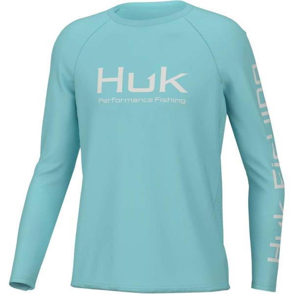 HUK Performance Fishing Fleece Hoodie with Stretch Veste Polaire, Bass-Dusk Blue, XXL Homme