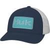 imageHUK Womens Trucker Ladies AntiGlare Snapback Fishing HatBold Patch  Sargasso Sea