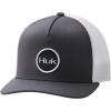 imageHUK Womens Trucker Ladies AntiGlare Snapback HatCircle  Charcoal Grey