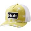imageHUK Womens Trucker Ladies AntiGlare Snapback HatCloud Dye  Citrus Yellow