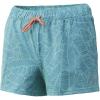 imageHUK Womens Volley Elastic Waist QuickDry Shorts 30 UPFLinear Leaf  Beach Glass