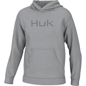 imageHUK Womens Hukd Up Logo Fishing Fleece Hoodie with StretchHarbor Mist