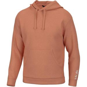 imageHUK Womens Logo Fishing Ladies Fleece Hoodie with StretchCoral Reef