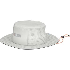 imageHUK Womens Performance Bucket Ladies AntiGlare Fishing HatTidal Map  White