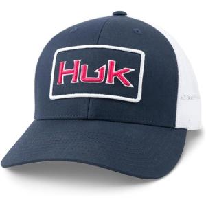 imageHUK Womens Trucker Ladies AntiGlare Snapback Fishing HatBold Patch  Naval Academy