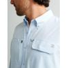 imageHUK Mens A1a Woven Performance Long Sleeve ButtonIce Water