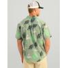 imageHUK Mens A1a Woven Performance Long Sleeve ButtonKc  Fog Green