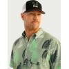 imageHUK Mens A1a Woven Performance Long Sleeve ButtonKc  Fog Green