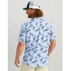imageHUK Mens A1a Woven Performance Long Sleeve ButtonKc  Windsurfer