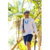 imageHUK Mens Icon Hoodie Fishing Shirt with Sun ProtectionIce Water